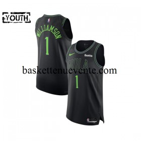 Maillot Basket New Orleans Pelicans Zion Williamson 1 2023-2024 Nike City Edition Noir Swingman - Enfant